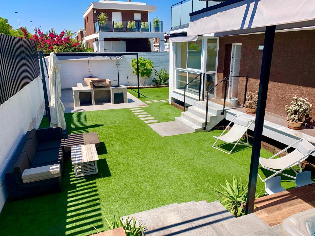 9 Moderna Villa Independiente -Jacuzzi- Gran Alacant Puerto Marino Luaran gambar